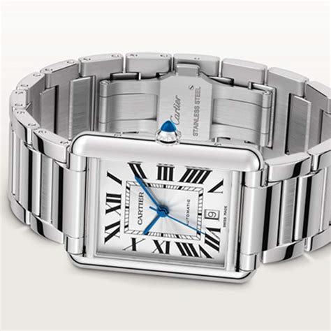 cartier must de cartier watch|cartier tank must large size.